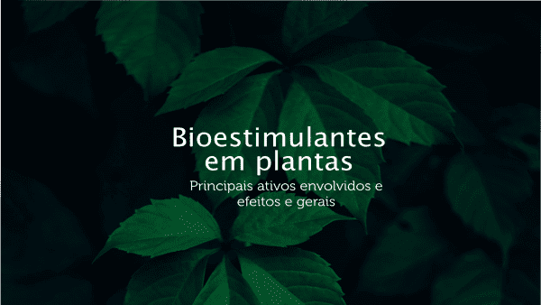 Capa - Bioestimulantes em plantas
